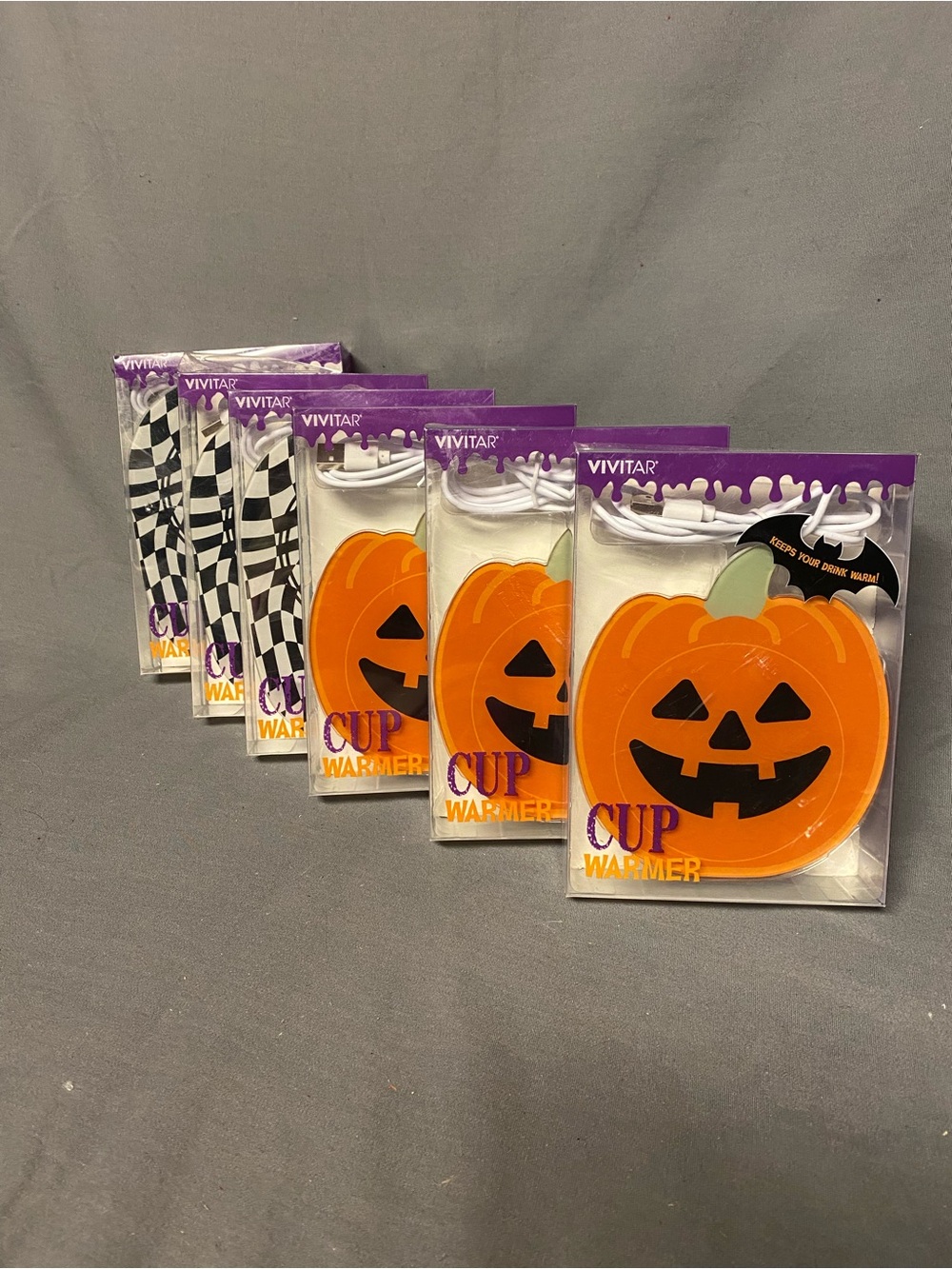 Vivitar Orange Pumpkin Cup Warmer - Halloween Beverage Cozy
